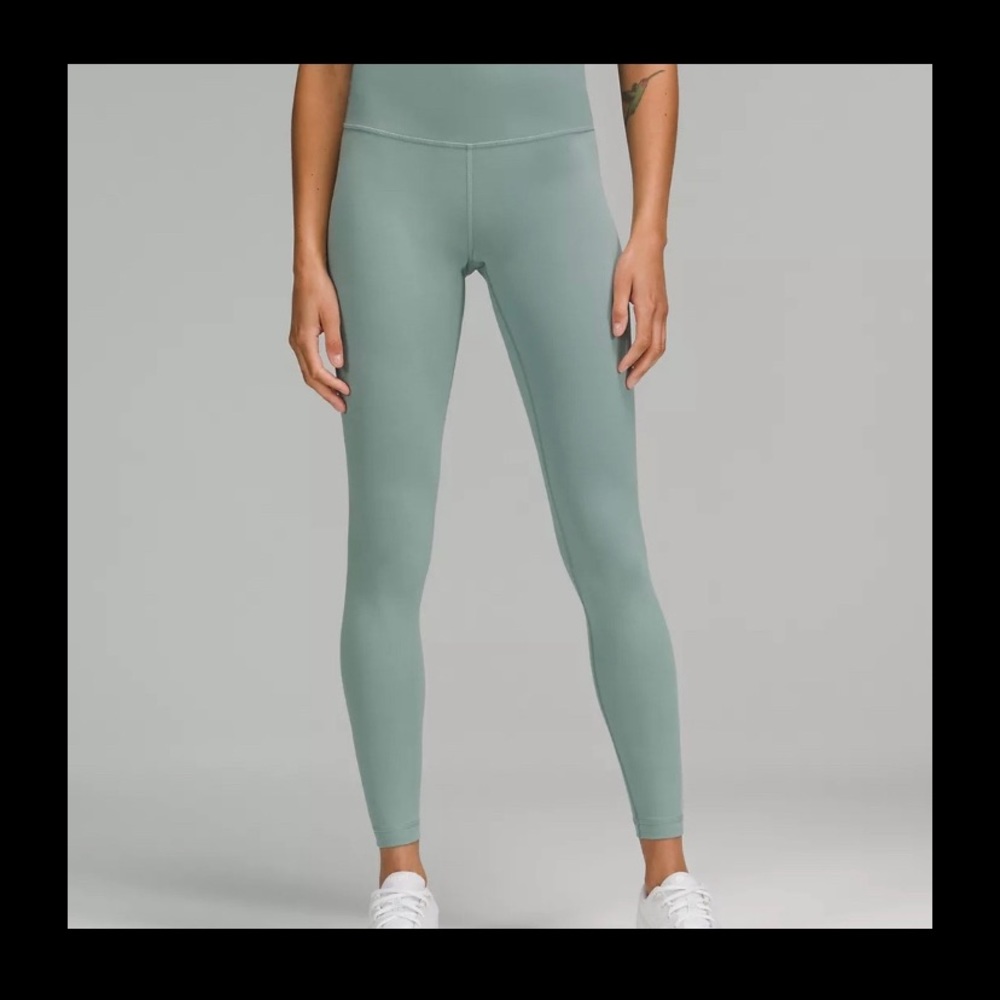 BRAND NEW Lululemon Wunder Under 25” Leggings size 4 in color Misty Glade